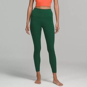 Lululemon Nulu Fabric Green Yoga Pants